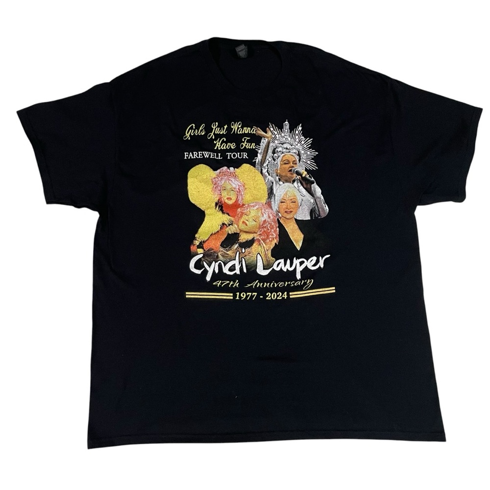 Cyndi Lauper Girls Just Wanna Have Fun Farewell Tour 2024 Unisex Size 2XL